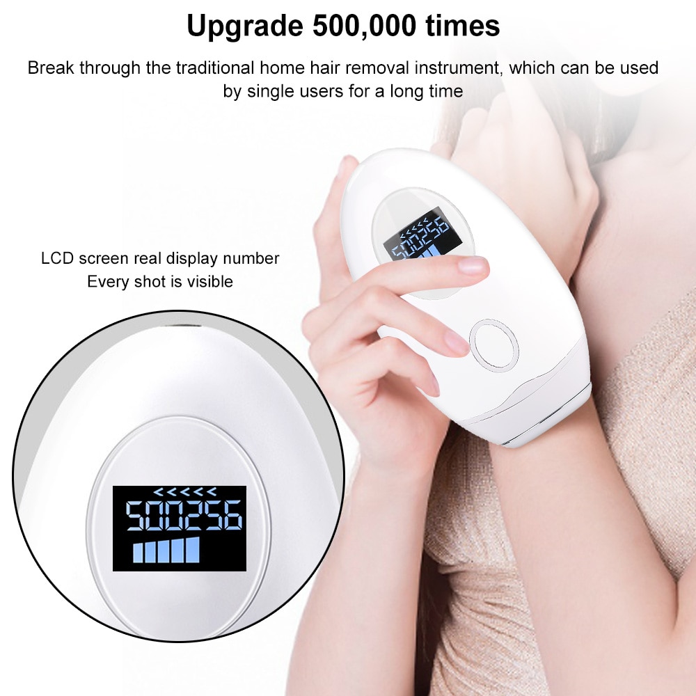 IPL Laser Epilator Led Display Hair Removal Machine Perasmanent Photoepilator Hair Remover Body Face Underarm Bikini Trimmer