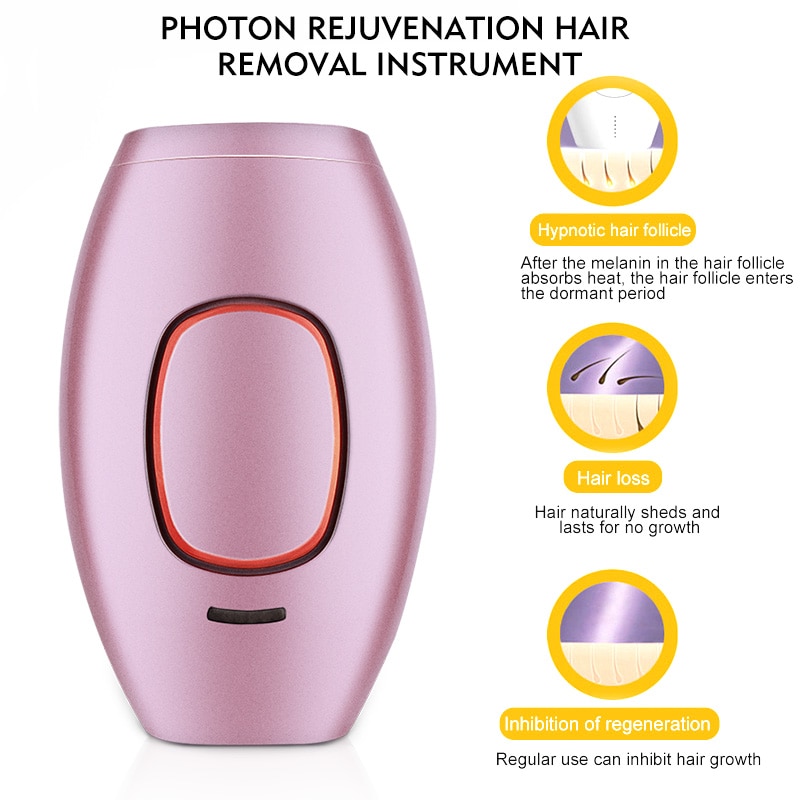 500000 Flash IPL Laser Epilator Portable Depilator Machine Full Body Face Hair Removal Device Painless Mini Hair Remover Machine