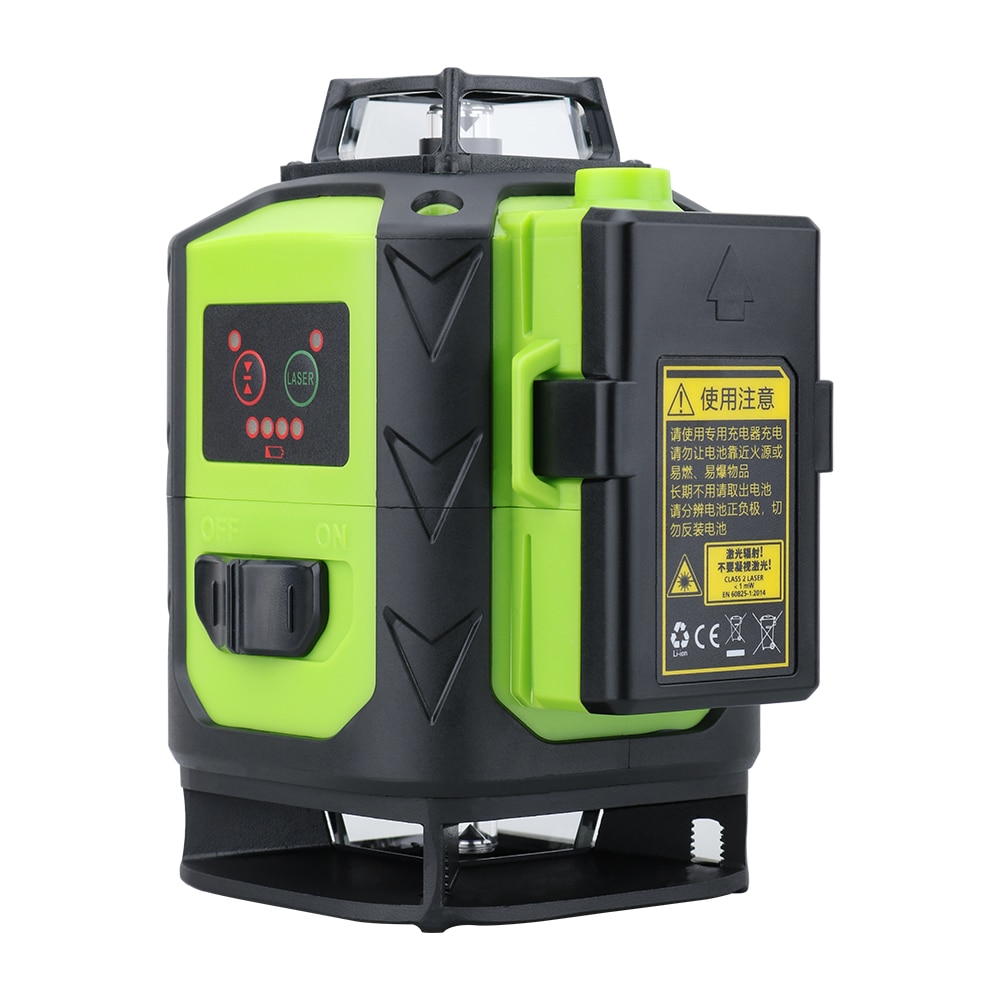 MW-94D-4GX / MW-92T-2-3GX Laser Level 16 lines green Beam 4D Self-Leveling 360 degree Rotary Horizontal & Vertical Green 12 Cross Lines laser level