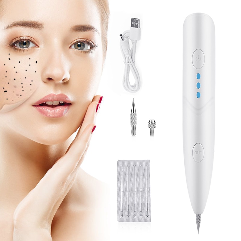 Laser Mole Tattoo Freckle Removal Pen Sweep Spot Mole Removing Point Pens Wart Dark Spot Remover Beauty Machine Skin Laser Care