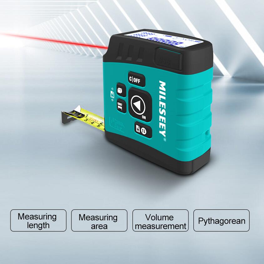 Laser rangefinder DT20 3-in-1 laser distance meter лазерная рулетка Smart tape measure Digital display Measuring tape