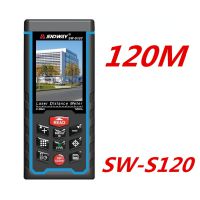 SW-S70/80/100/120 Rechargeabe Laser rangefinder Distance meter Range finder 120M 80M Tape Measure Angel Ruler Electronic Level W-TFT Lcd Camera