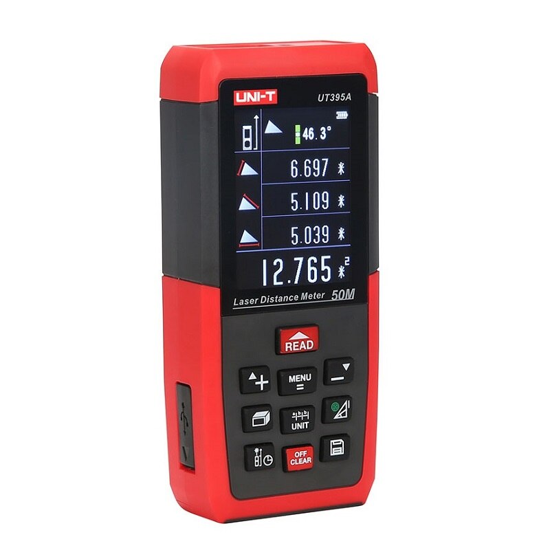 UNI-T UT395A/B/C Handheld Laser Rangefinder Distance Meter LM50V LM70V LM100V Medidor Laser Tape Build Measure Device Electronic Ruler