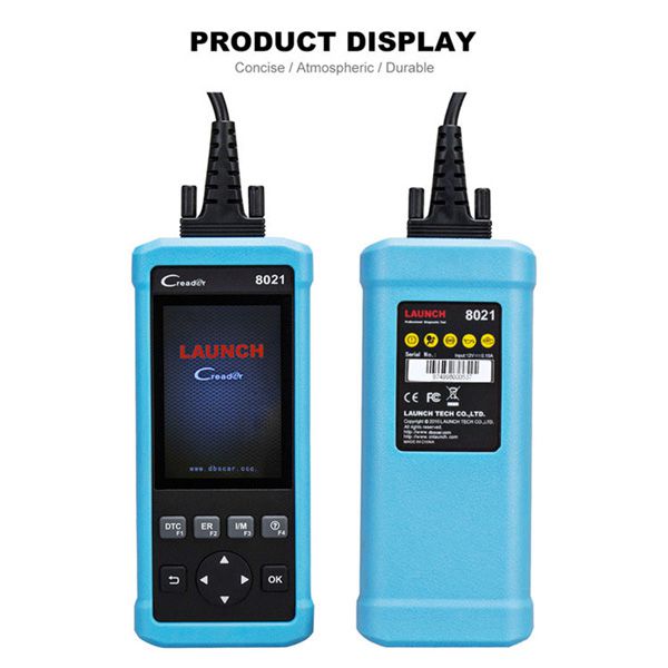 LAUNCH DIY Scanner CReader 8021 Full OBD2 diagnostic Scanner OBD+ABS+SRS+Oil+EPB+BMS+SAS