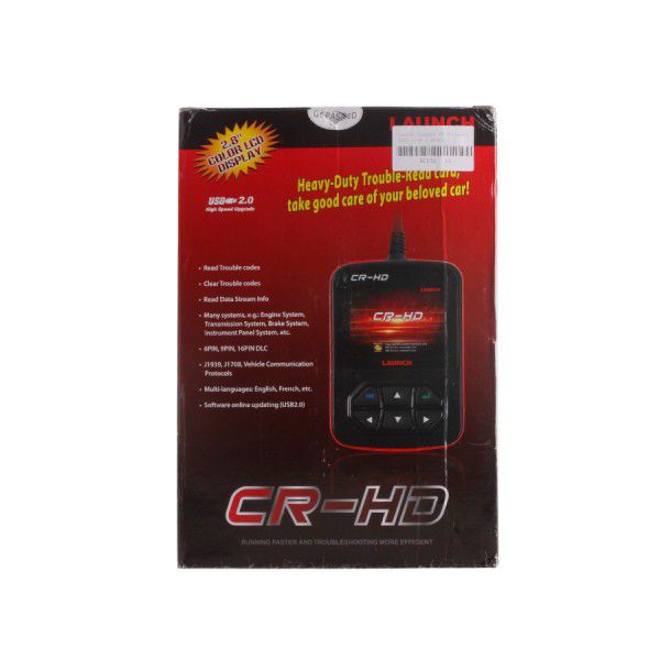 Original Launch Creader CR-HD Heavy Duty Code Scanner Universal Truck Diagnostic Scan Tool