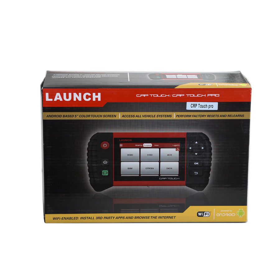 Launch Creader CRP Touch Pro Android Touch Screen Full System Diagnostic Service Reset Tool