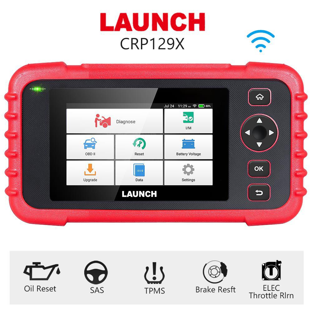 Original LAUNCH Creader CRP129X Car Diagnostic Tool for Engine/Transmission/ABS/SRS Advanced Version of CRP129