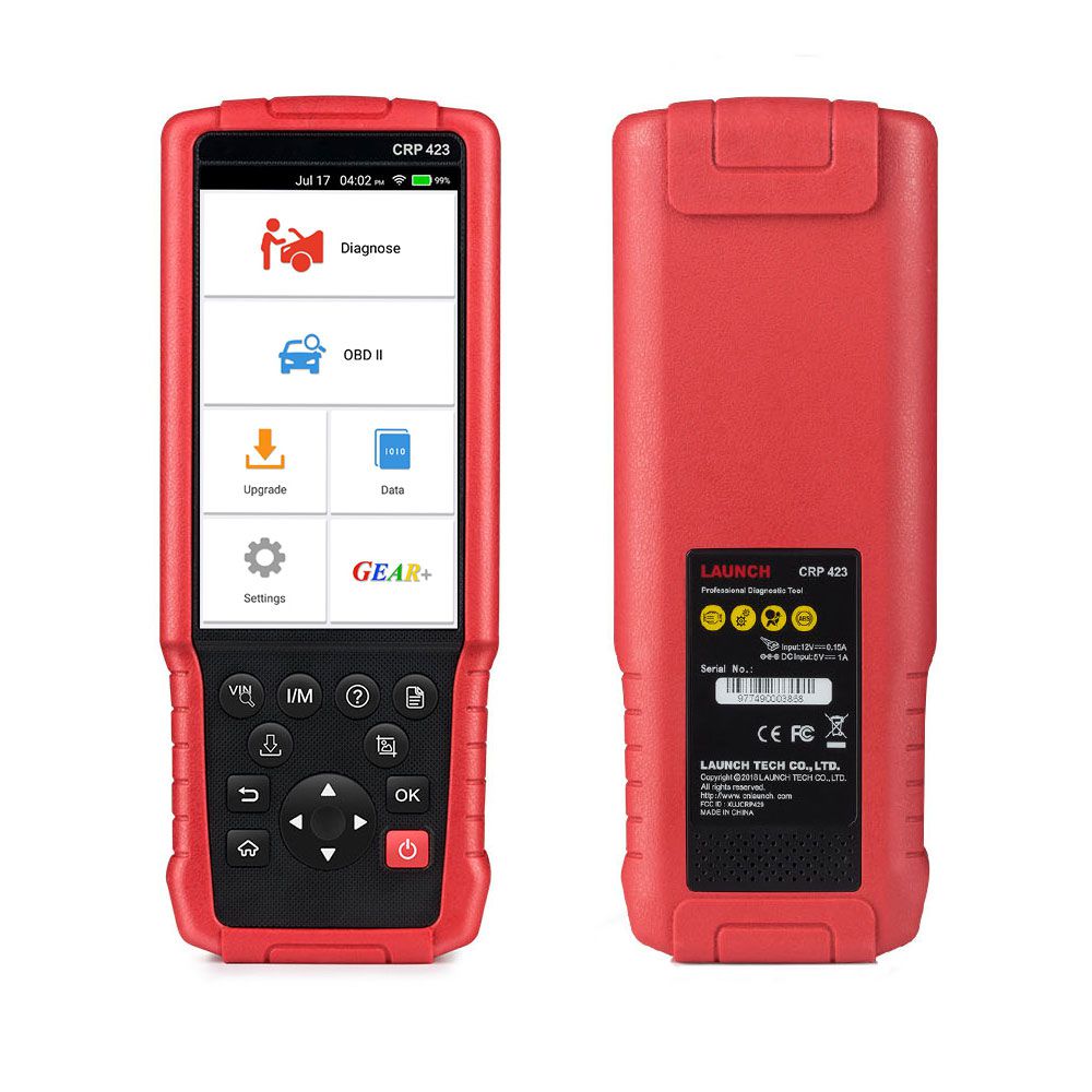 LAUNCH CRP423 Auto Diagnostic Tool OBD2 Code Reader X431 CRP423 Scanner Supports ENG ABS SRS AT Update Online