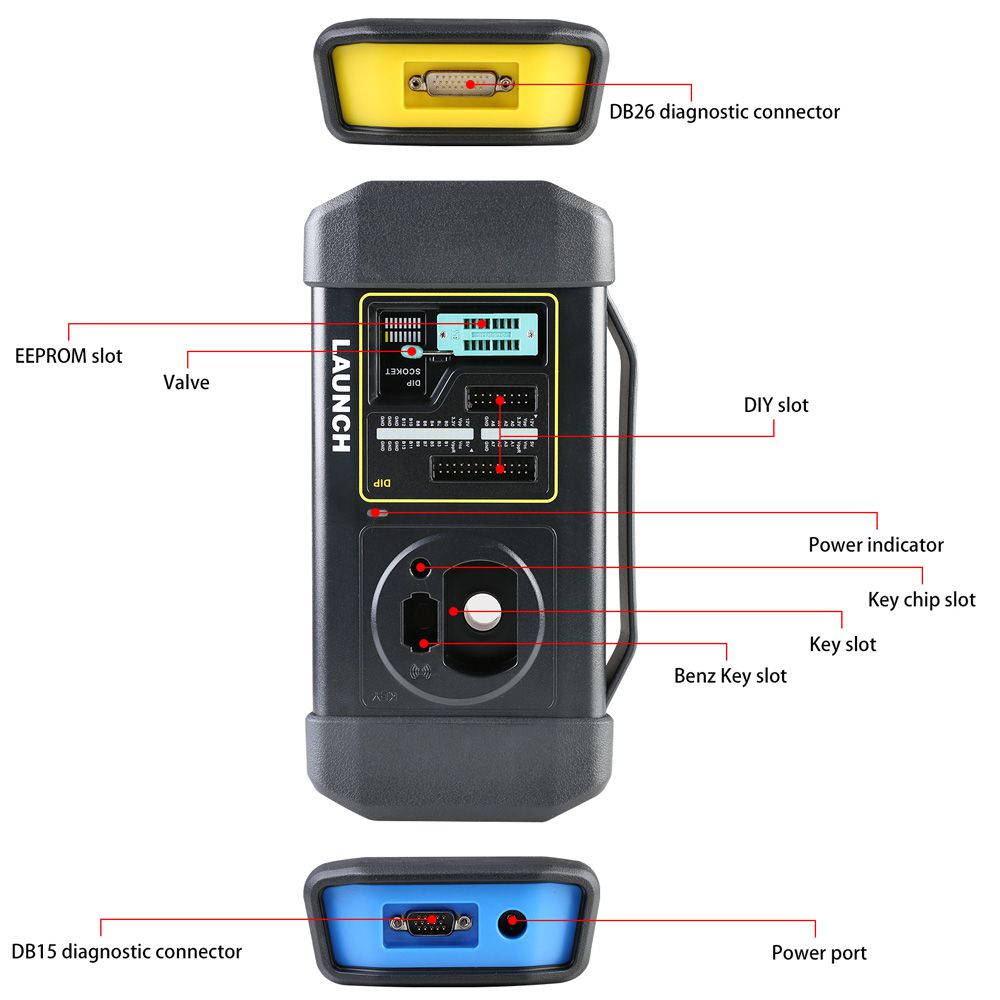 Launch X-Prog 3 Advanced Immobilizer & Key Programmer for X431 V, X431 V+, X431 PAD V, PAD VII