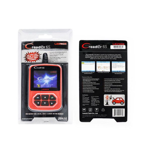 Original Launch X431 Creader VI Plus Creader 6S Code Reader EU/USA/Asian Version Update Online