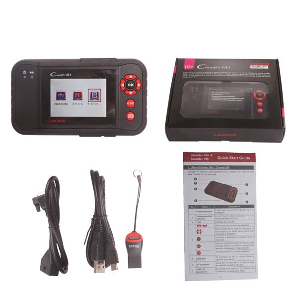 Original Launch X431 Creader VII+ (CRP123) Diagnostic Code Reader