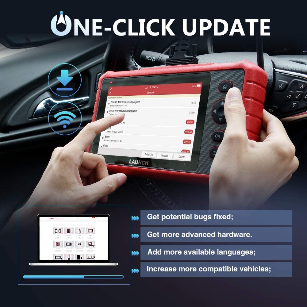 LAUNCH X431 CRP909X OBD2 Scanner Full System OBD Diagnostic Tool Automotive OIL IMMO TPMS Code Reader Diagnostic Scanner crp909
