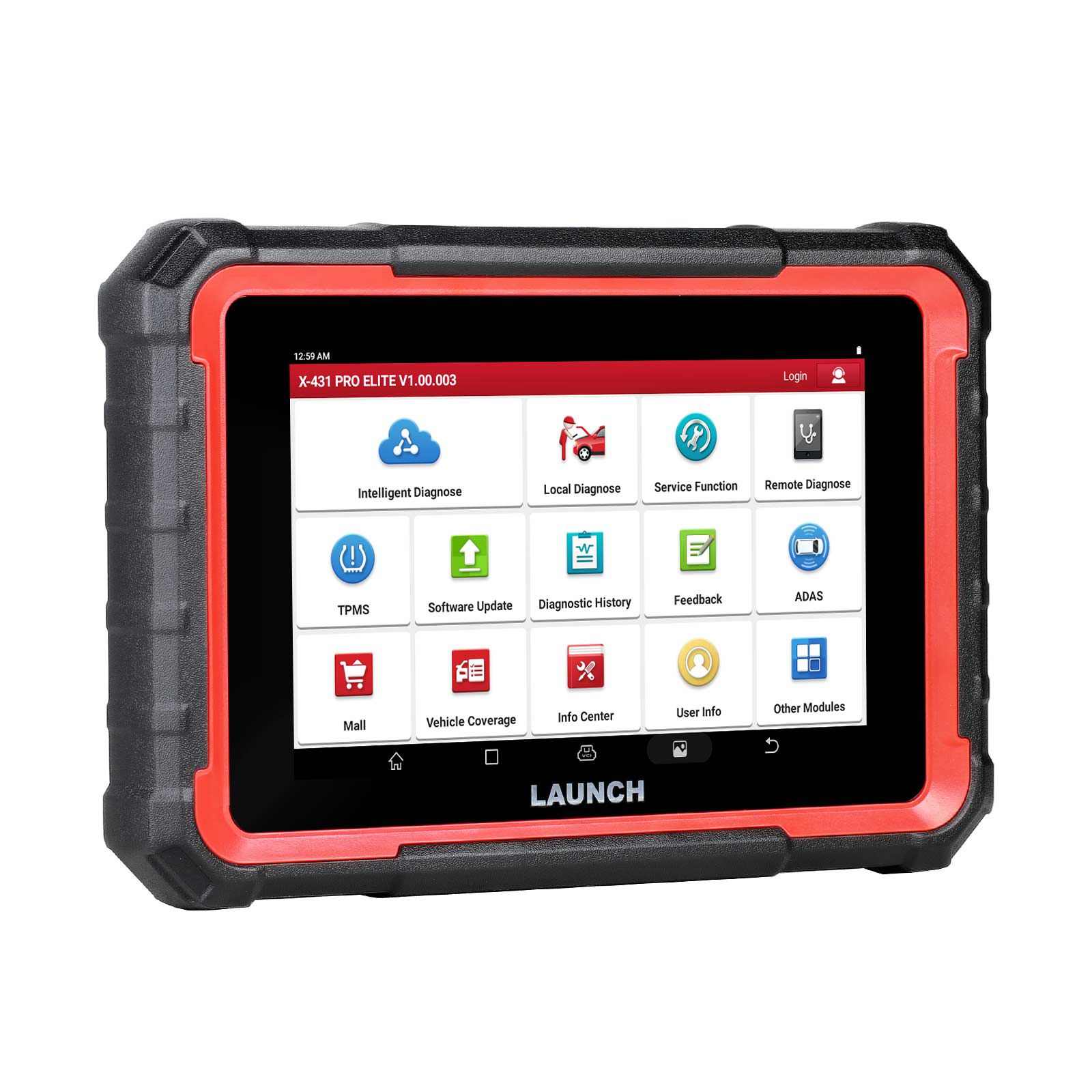 New Launch X431 PRO ELITE Auto Full System Car Diagnostic Tools CAN FD Active Tester OBD2 Scanner