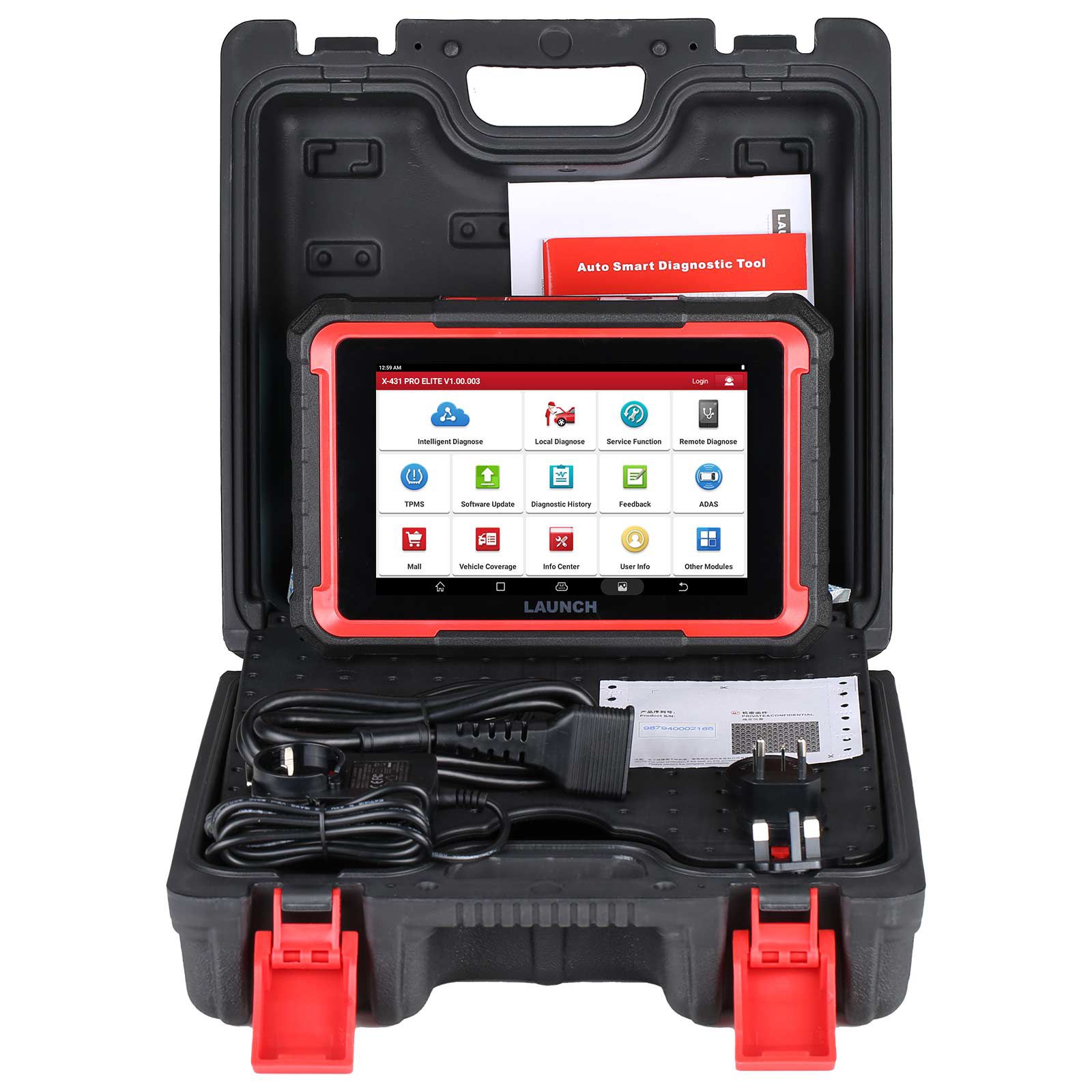 New Launch X431 PRO ELITE Auto Full System Car Diagnostic Tools CAN FD Active Tester OBD2 Scanner