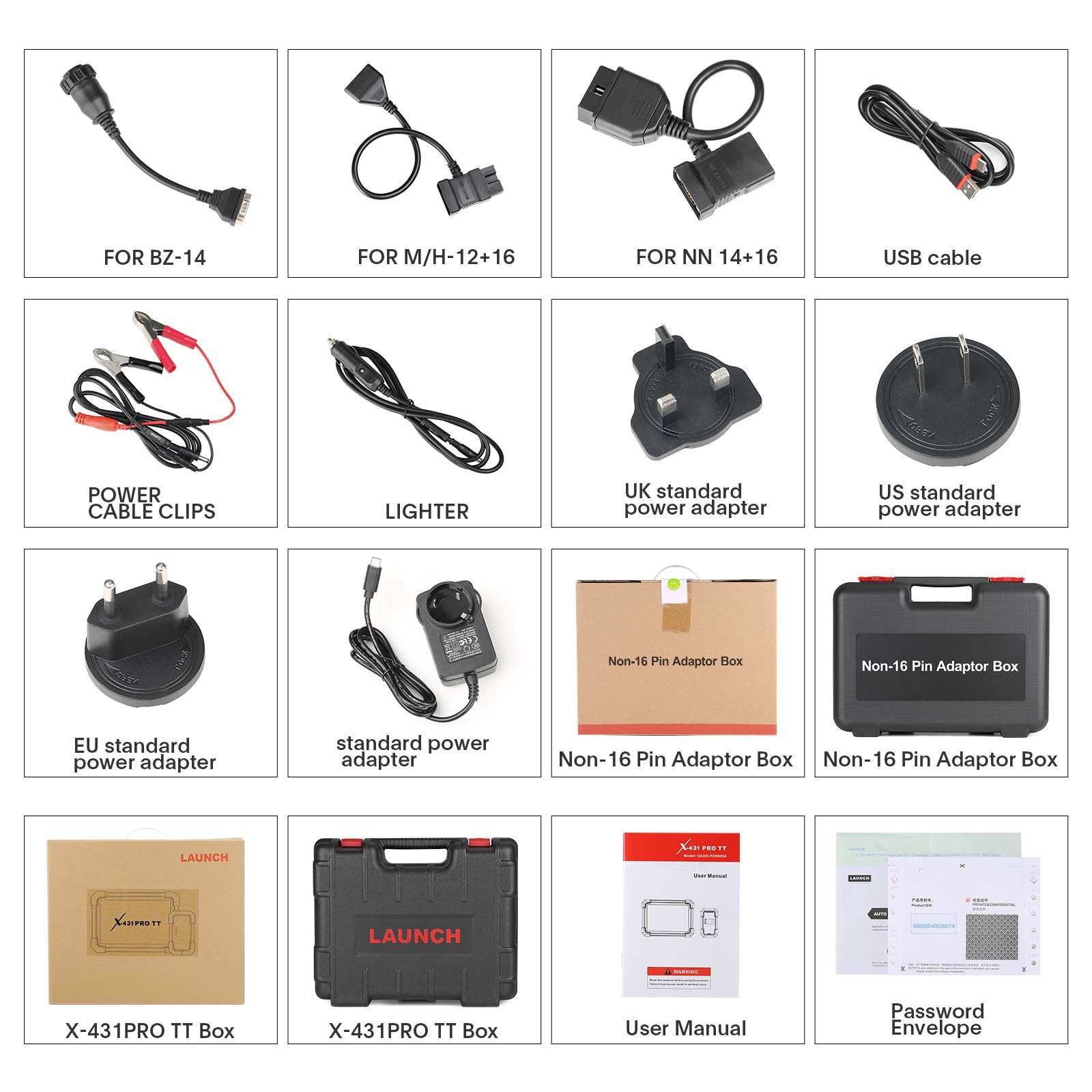 2024 LAUNCH X431 PRO TT Bidirectional Scan Tool with DBSCar VII Connector 37+ Reset ECU Online Coding CANFD Key IMMO