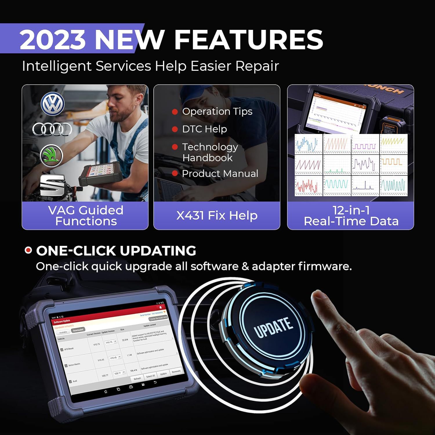 2024 LAUNCH X431 PRO3 APEX 10inch Diagnostic Scanner Support Topology Map Online Coding CAN FD & DoIP HD Truck Scan with 37+Services