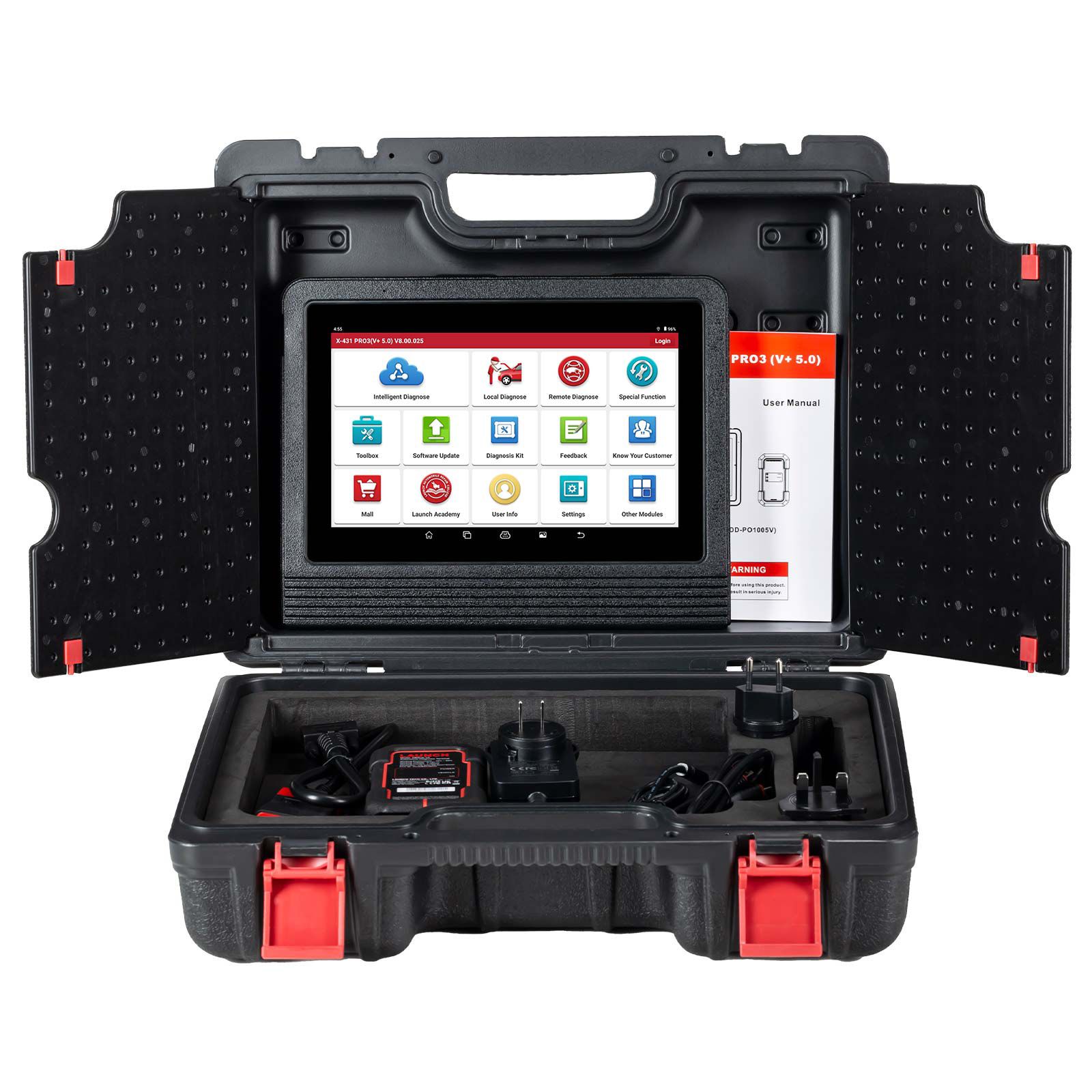 Launch X-431 PRO3(V+ 5.0) Full System Bi-Directional Diagnostic Tool 10.1inch Tablet Topology Mapping 37+ Service,CAN FD