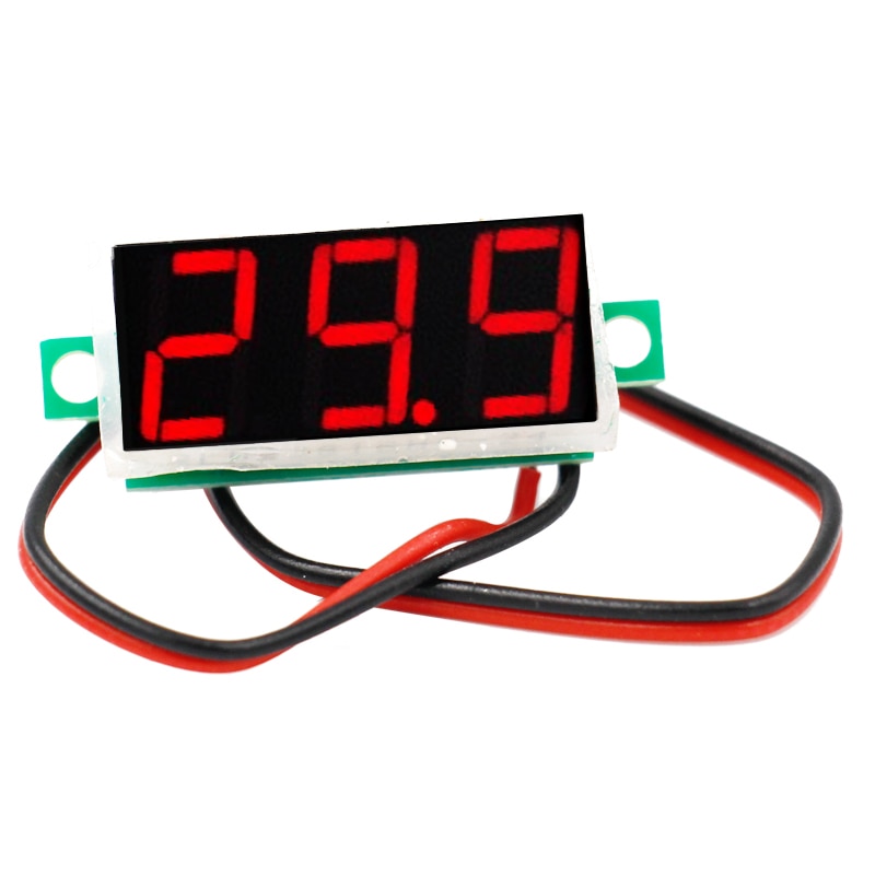 DC 2.4V-30V 0.28 inch LCD digital Panel voltmeter Volt tester Gauge voltage meter for Motorcycle car