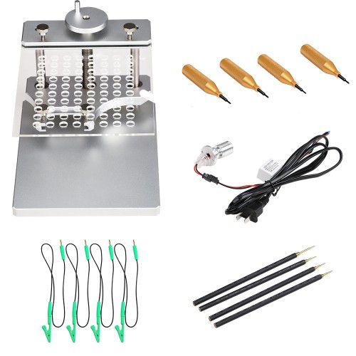 Perfect Version LED BDM Frame With 4 Probes Mesh Plus 4PCS ECU PC Version Open Cover Tool For Kess K-TAG FoxFlash OBDSTAR DC706, Xhorse MultiProg