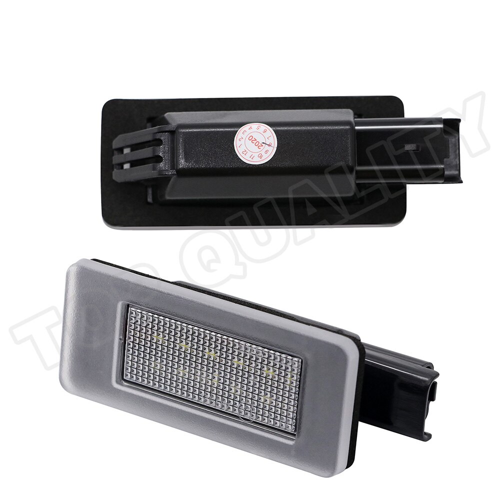 2X  Error Free LED Rear Number License Plate Light Lamps For Peugeot 308 II 2 MK2 3008 II 208 2008 207 CC Bright White Lamp