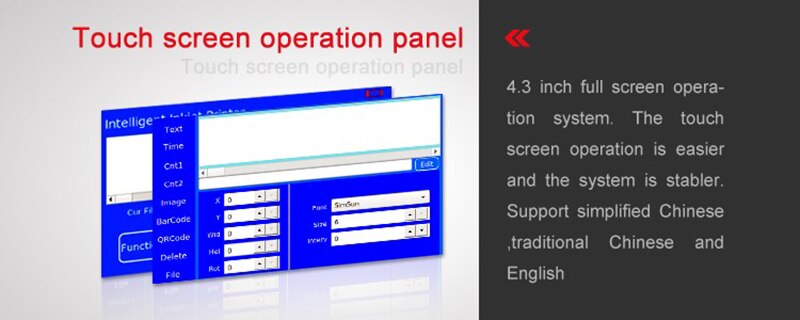 M3S LED Screen Touch-Screen Handheld Printer 600DPI Intelligent USB QR Code Inkjet Label Printer Coding Machine