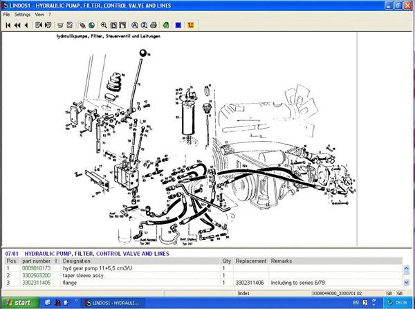 Linde Lindos 2014 Parts Catalog EPC for Linde ForkLift Trucks