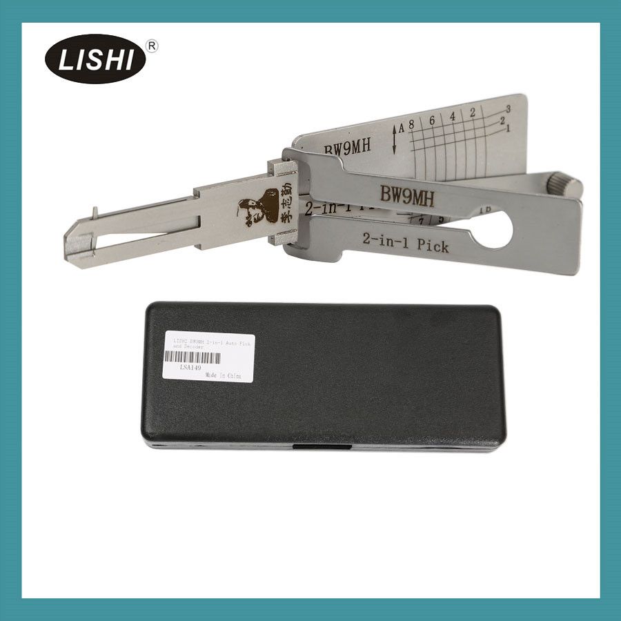 2017 LISHI Sandblasting BW9MH 2 in1 Auto Pick and Decoder for BMW Motorcycle Tool