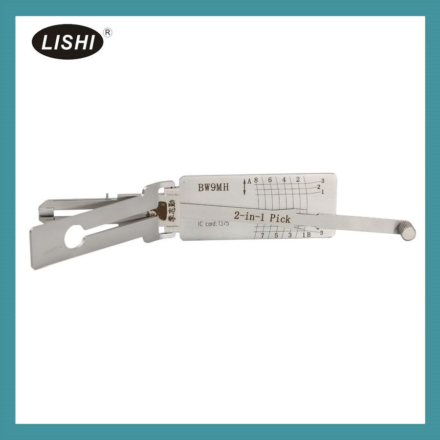 2017 LISHI Sandblasting BW9MH 2 in1 Auto Pick and Decoder for BMW Motorcycle Tool