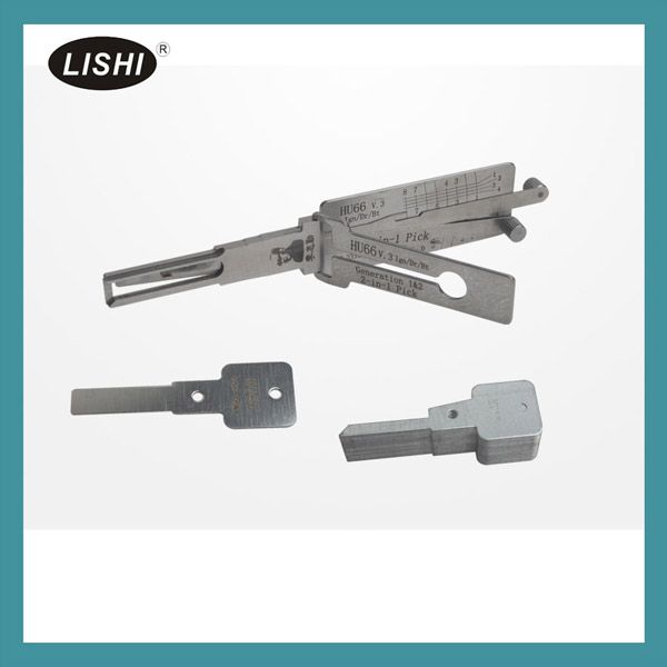 LISHI for Audi Ford VW,Porsche,Seat, Skoda HU66 V3 2-in-1 Auto Pick and Decoder