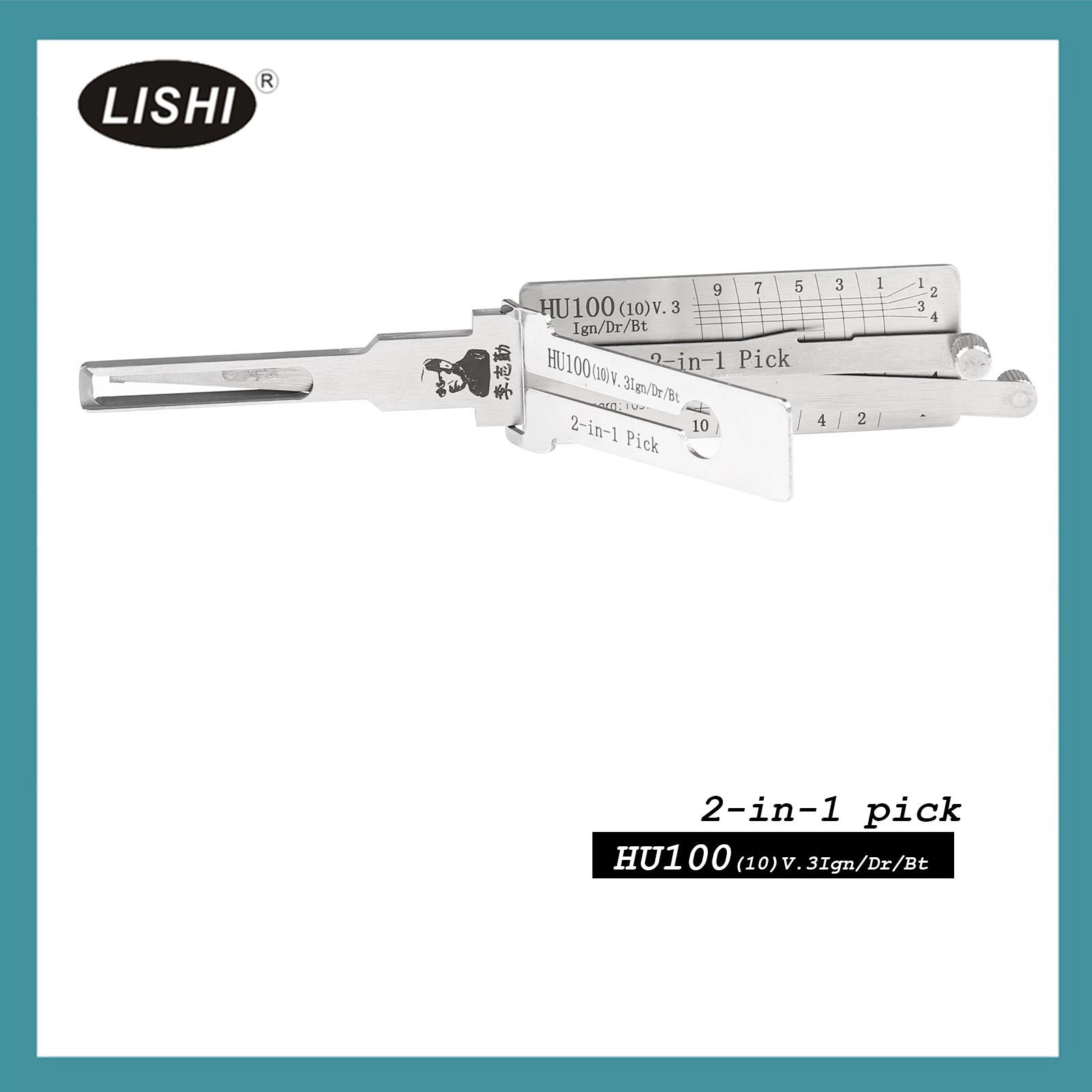 2022 New LISHI HU100(10) End Milling Buick 2-in-1 Tool