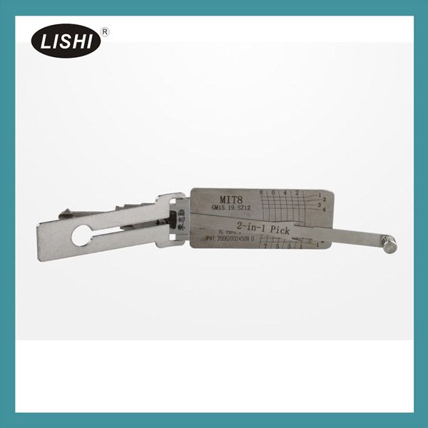 LISHI MIT8 (GM15 19) Auto Pick and Decoder 2-in-1