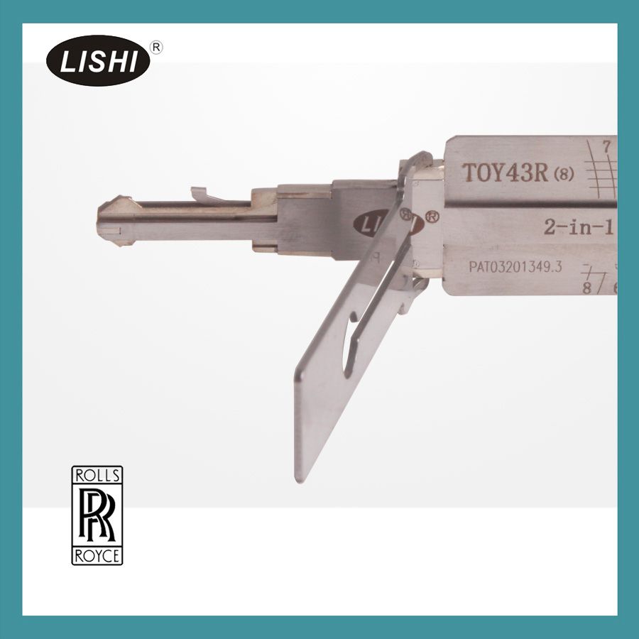 LISHI TOY43R 2 in 1 auto pick and decoder  (8 pin )