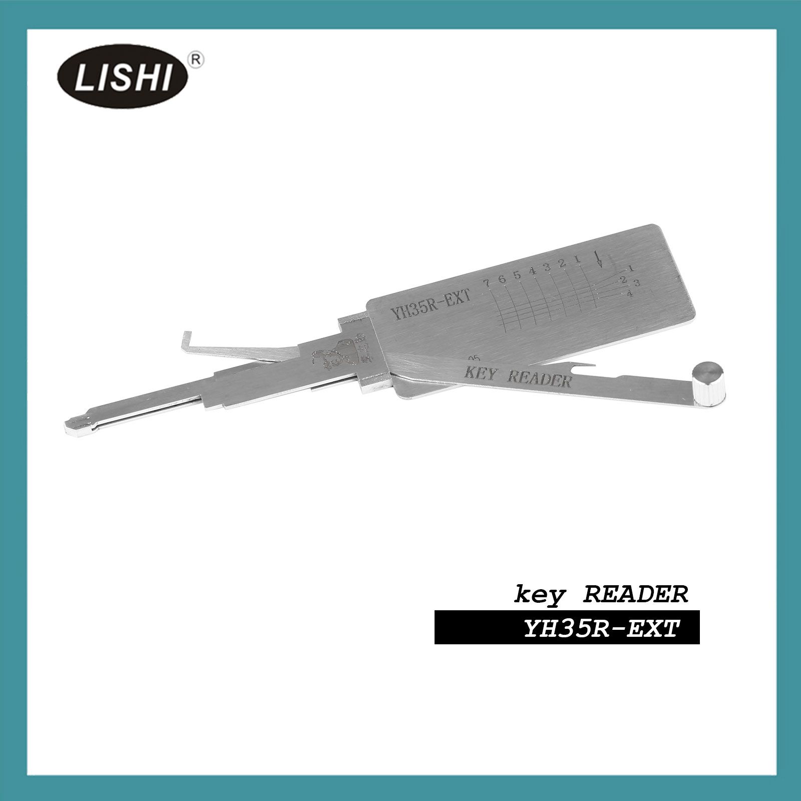 2022 New LISHI YH35R-EXT Direct Reading Flat Milling Yamaha Motorcycle Direct Reading Extended Upgrade Tool 2-in-1 Tool