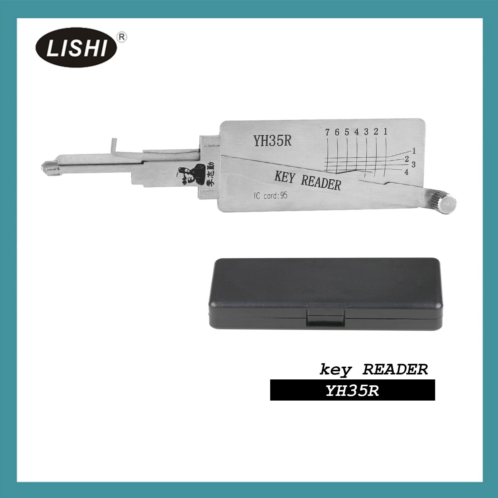2022 New LISHI YH35R Direct Reading Flat Milling Yamaha Motorcycle Direct Reading 2-in-1 Tool