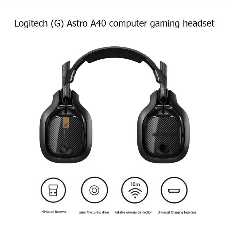 Promotion Logitech Astro A40 Wired Gaming Headset 7.1 Channel Gaming headphone With Microphone for PC MAC PS4 Xbox E-sports