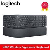 Logitech Ergo K860 Wireless Ergonomic Keyboard 2.4G Bluetooth Keyboard With Wrist Rest-Split Keyboard Layout 100% Original