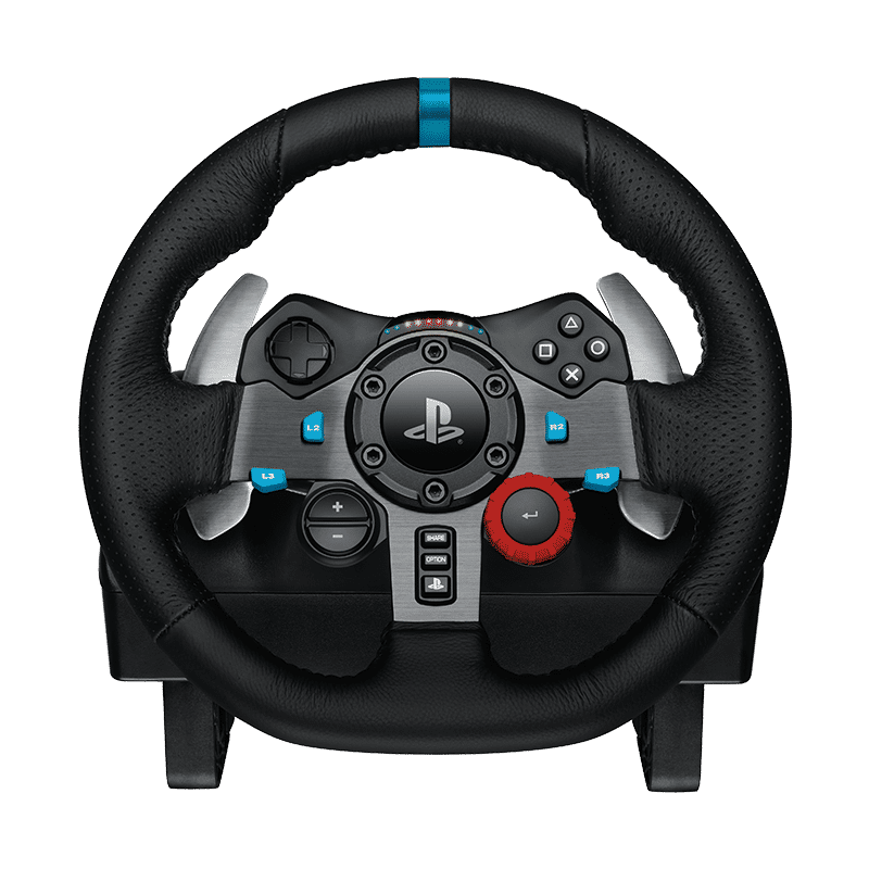 Logitech G29 G Dual-Motor Feedback Driving Force Game Steering Wheel ,Shifter and Simulates Driiving Pedal Racing 100% Original