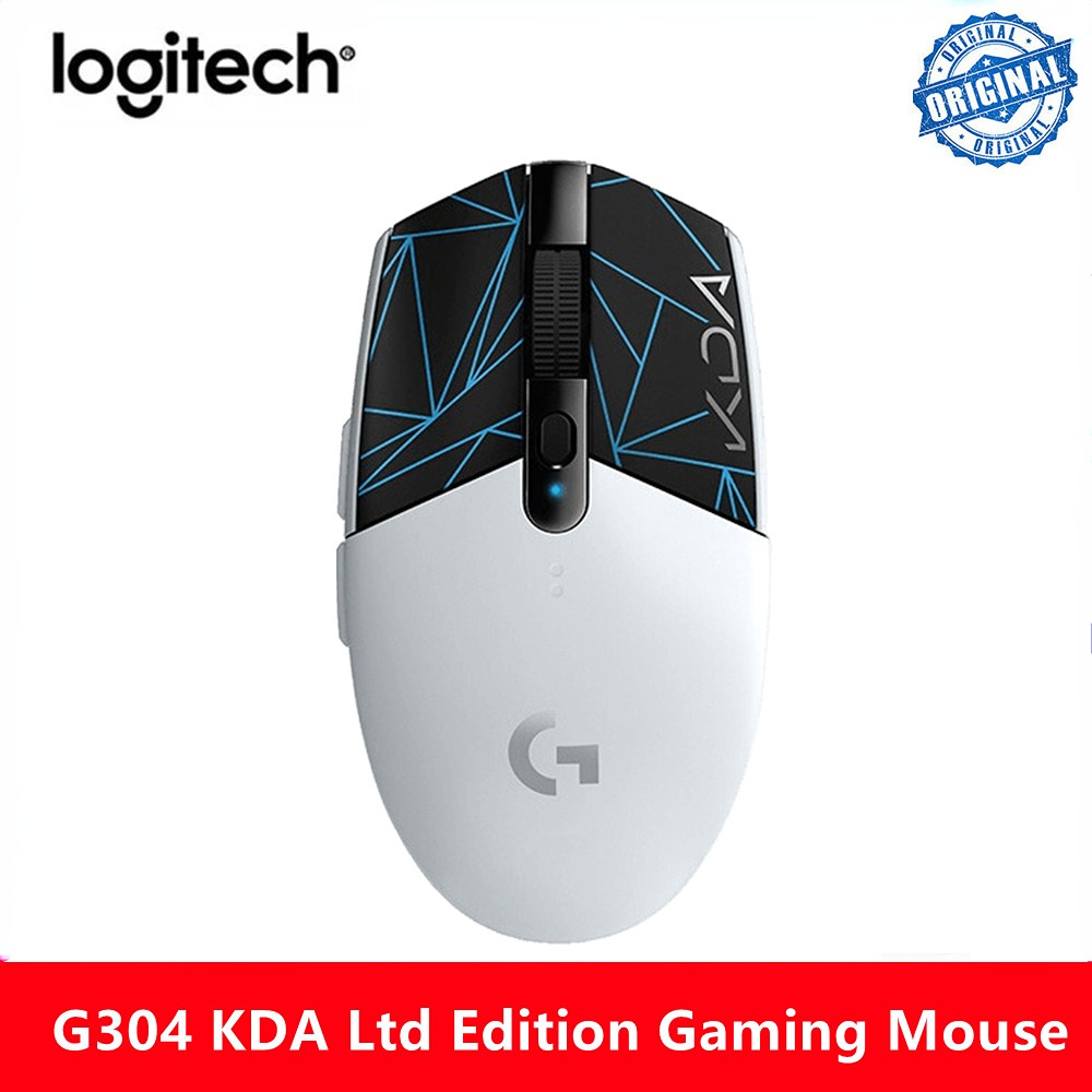 Logitech G304 KDA Limited Edition Gaming Mouse 2.4G Wireless HERO Sensor DIY 12000DPI 6 Button Programmable Gamer Mice Original