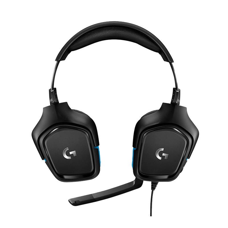 Logitech G431 Wired Gaming Headphone 7.1Surround Sound Gaming Headset With 50mm Drivers DTS Headphone X2.0 6mm MIC 100% Original