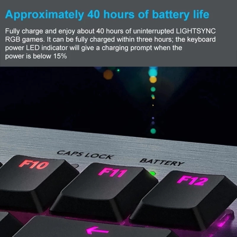 Logitech G913 TKL Wireless RGB Mechanical Gaming Keyboard Lightspeed Bluetooth Backlight Keys for professional e-sports players