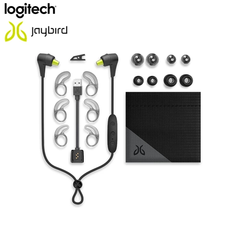 Logitech AXIS-524 Jaybird X4 Wireless Bluetooth Sport Earphones Neck Type IPX7 Waterproof Sweatproof 8 Hours Battery Life 100% Original