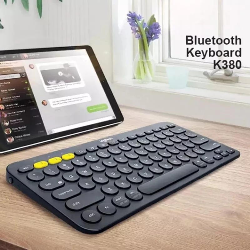Logitech K380 Wireless Bluetooth Keyboard Multi-device Portable Ultra-thin Keyboards For Windows Android ios universal Original