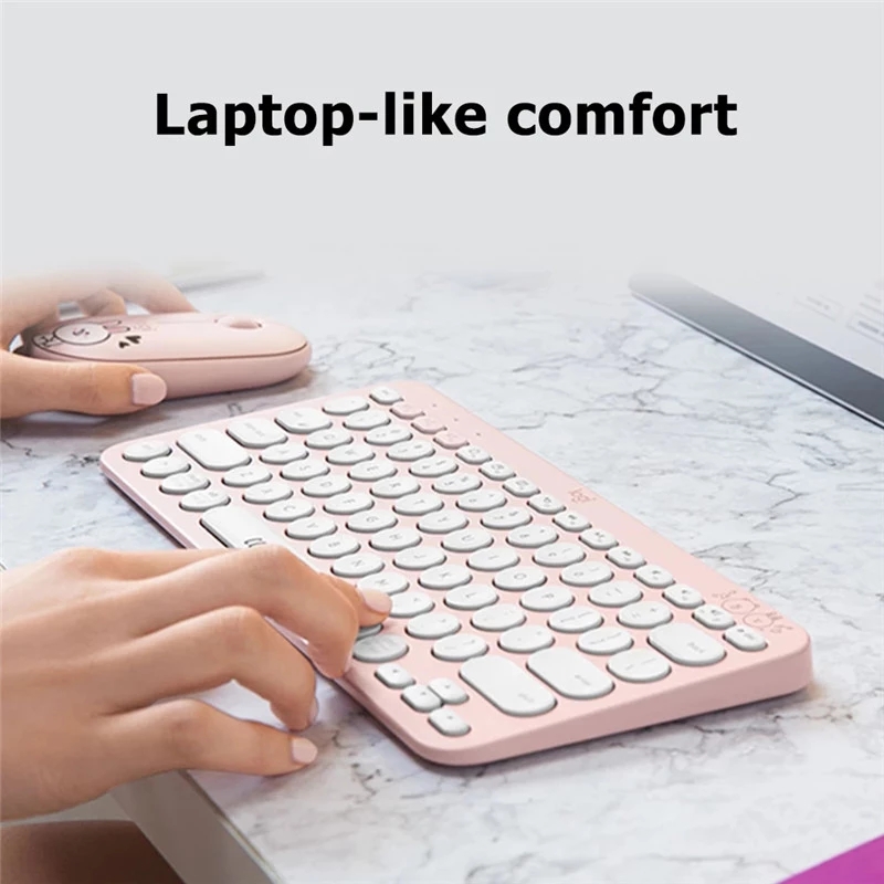 Logitech K380 Wireless Bluetooth Keyboard Multi-device Portable Ultra-thin Keyboards For Windows Android ios universal Original