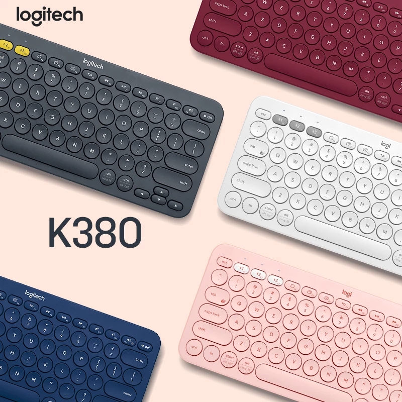 Logitech K380 Wireless Bluetooth Keyboard Multi-device Portable Ultra-thin Keyboards For Windows Android ios universal Original