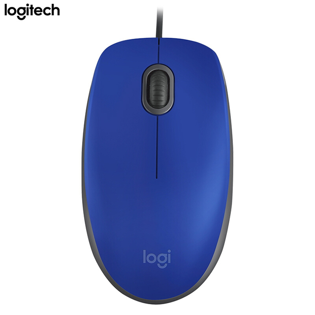 Logitech M110 Wired Silent Mouse USB Mute Mice Gaming Mouse For Mac PC Laptop Notebook Tablet PC Portable Office 100% Original