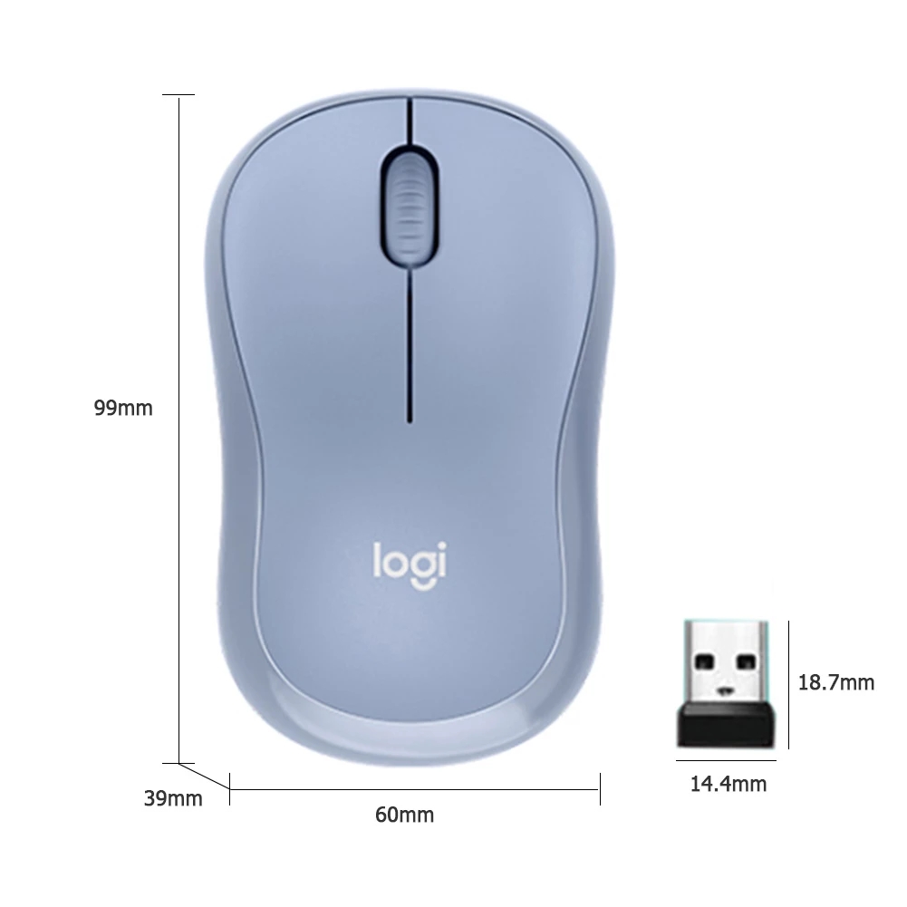 Logitech M221 Wireless Silent Mouse 3 Buttons Computer Mouse 1000DPI With 2.4GHz Optical Computer Mice with USB Receiver