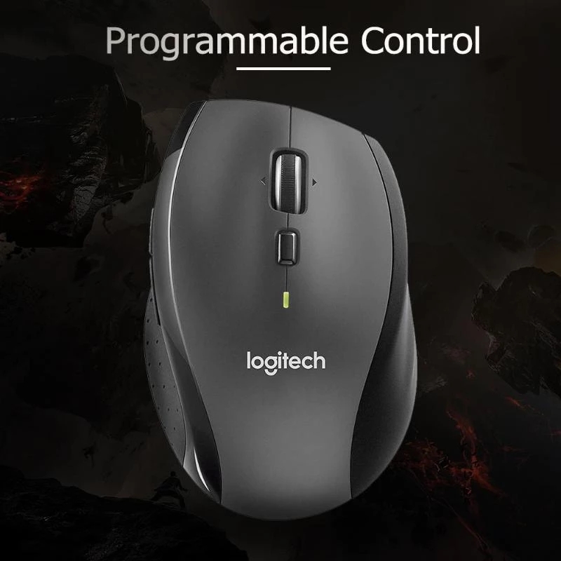 Logitech M705 Wireless Mouse With Laser 2.4GHz Wireless 1000dpi Gaming Mice For Laptop Desktop Home Office 100% Original