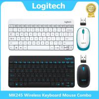 Logitech MK245 Wireless Keyboard Mouse Combo 2.4GHz USB Receiver Long Battery Life Waterproof Ergonomics Keyboards Mouse Set