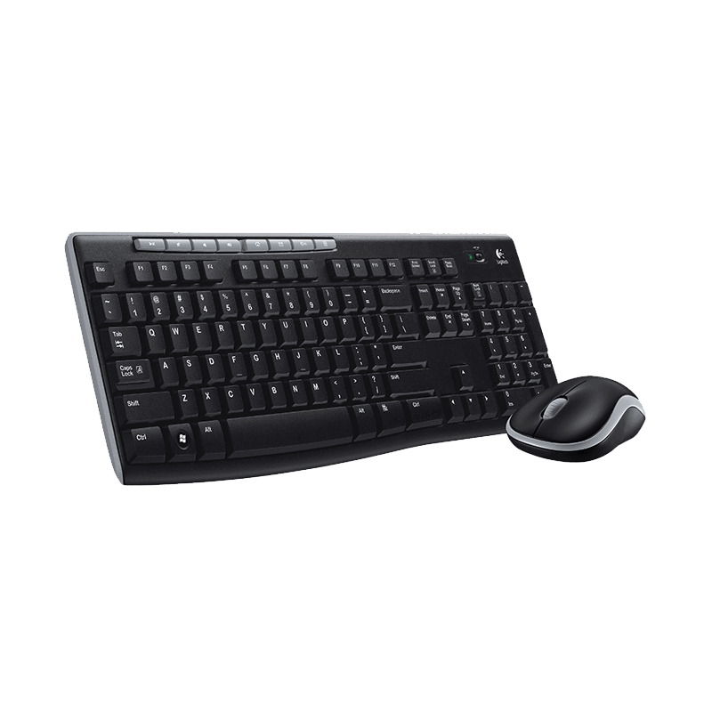 Logitech MK270 Mouse Keyboard Combo Set 2.4G Wireless Optical Mouse with Eight Shortcuts Long-lasting for Desktop Laptop PC