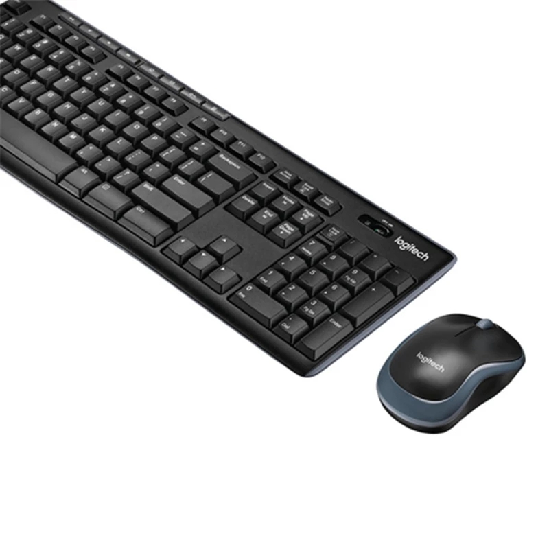 Logitech MK270 Mouse Keyboard Combo Set 2.4G Wireless Optical Mouse with Eight Shortcuts Long-lasting for Desktop Laptop PC